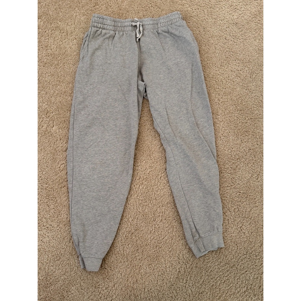 Men's H&M Regularβ Fit Coupe Standard Light Gray Sweatpants - Size XS